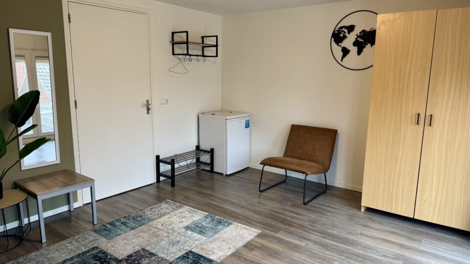 Slaapkamer locatie Tilburg huisvesting arbeidsmigranten EE-Accommodations technisch of zorg personeel